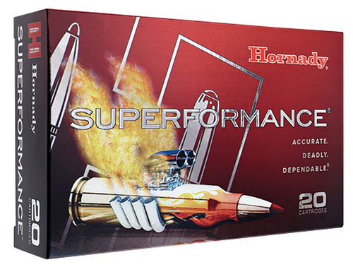 Hornady Superformance Rifle Ammunition 814464, 25-06 Remington, CX SPF, 90 GR, 3350 fps, 20 Rd/bx