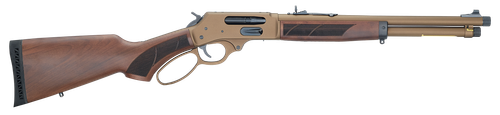 Henry Explorer Carbine Side Gate Lever Action Rifle H010XCW-4570, 45-70 Gov't 16.5", Walnut Stock, Burnt Bronze Cerakote, Threaded, 4 Rds