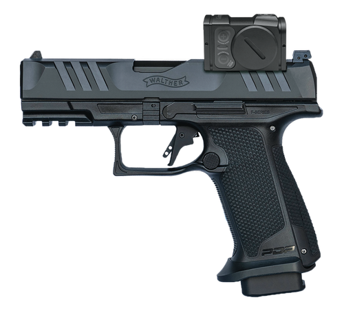 Walther PDP F-Series Pro w/Optic Optic Ready Pistol 4797058, 9mm Luger, 4in, Interchangeable Backstrap, Black Finish, 10 Rds