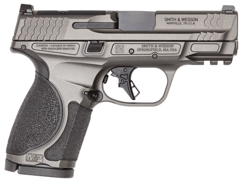 Smith and Wesson M&P M2.0 Pistol 14102, 9mm Luger, 3.60in, Textured, Tungsten Gray Cerakote Finish, 15 Rds