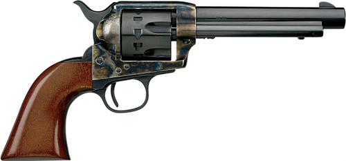 Uberti 1873 Cattleman 12 Shot Revolver 356188, 22 Long Rifle, 7.5", 1- Piece Walnut Grip, Blue Case-Hardened Steel Frame