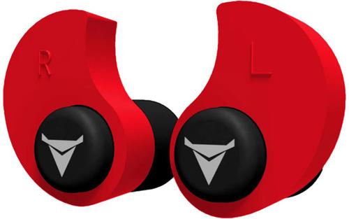 Decibullz Custom Molded Earplugs, Red (PLG1-RED)