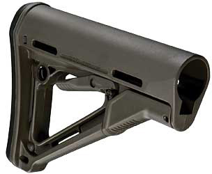 Magpul Compact Mil-Spec Stock For AR Rifles, Olive Drab (MAG310-OD)