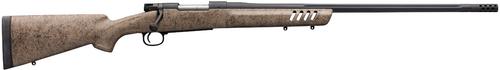 Winchester M70 Long Range Rifle 535243294, 6.5 PRC, 24", Tan w/Black Webbing Stock, Blued Finish, 4 Rds