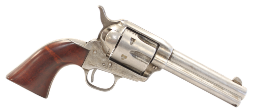 Taylors 1873 Cattleman Antique Revolver 555111, 45 Colt (LC), 4.75", Walnut Grip, Antique Steel Finish, 6 Rd