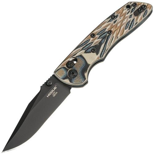 Hogue Deka Folding Knife w/Clip Point Blade, G-Mascus Dark Earth G10 (24277)