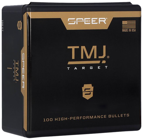 Speer Encased Core Full Jacket Flat Nose Bullet 400 Caliber 155 Grain 100 Per Box (4399), Not Loaded