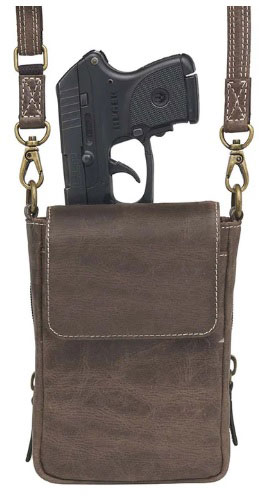 Gun Tote'n Mamas Phone Case w/Gun Compartment, Brown (GTM-CZY/07)