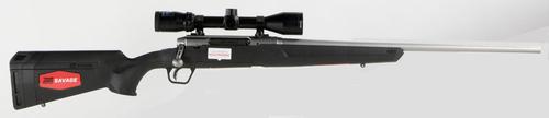 Savage Axis II XP Bolt Action Rifle 57107, 25-06 Rem, 22", 3-9x40mm Scope, Stainless Steel Finish, 4 Rds