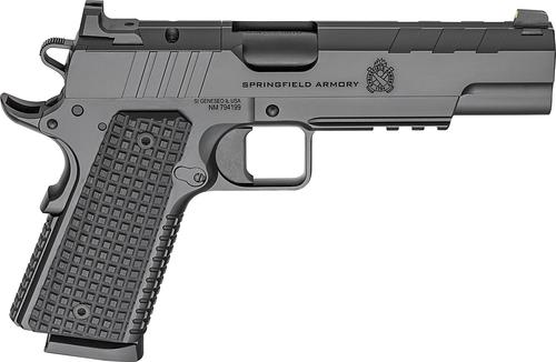 Springfield 1911 Emissary AOS Optic Ready Pistol PX9230LAOS, 45 ACP, 5in, VZ G10, Black Cerakote Finish, 8 Rds