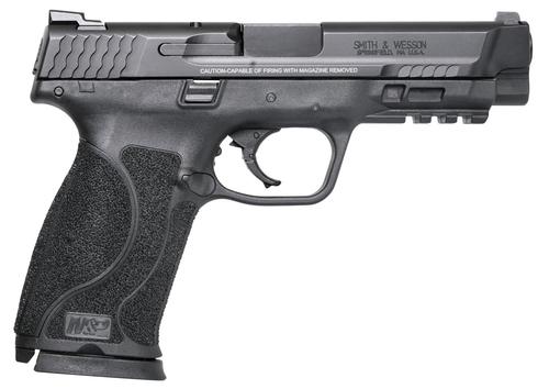 Smith & Wesson M&P M2.0 Pistol 11523, 45 ACP, 4.6", Black Interchangeable Backstrap Grips, Black Finish, 10 Rds