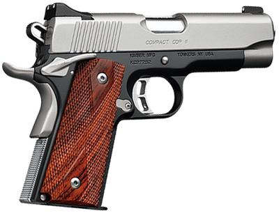 Kimber 3200018 Custom CDP II Pistol - .45 ACP, 5 in Barrel, Amb. Safety, Aluminum Frame, Satin Stainless Steel Slide, 7 Rd