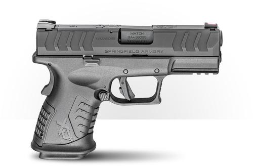 Springfield XD-M Elite Compact OSP Semi-Auto Pistol XDME93810CBHCOSP, 10mm, 3.8 in, Polymer Grip, Black Finish, 11 Rd