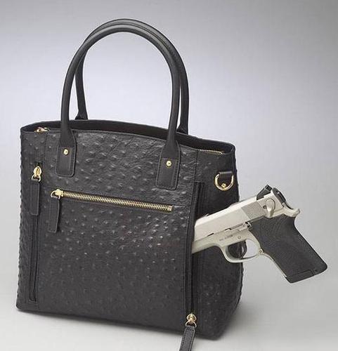 Gun Tote'n Mamas Town Tote Black (GTM-51BK) Fits Small Pistols & Revolvers, Ambidextrous Hand