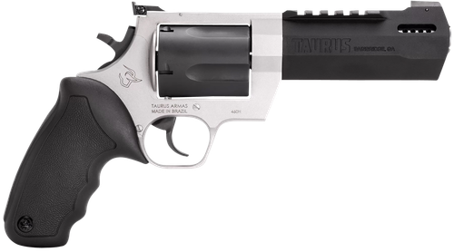 Taurus Raging Hunter Revolver 2460055RH, 460 S&W Mag, 5.12", Black Rubber Grips, Stainless Steel Finish, 5rd