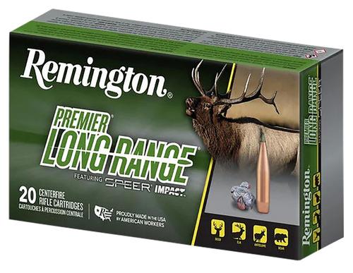 Remington Premier Long Range Rifle Ammunition R28830, 300 PRC, Speer Impact, 215 gr, 2850 fps, 20 Rd/Bx