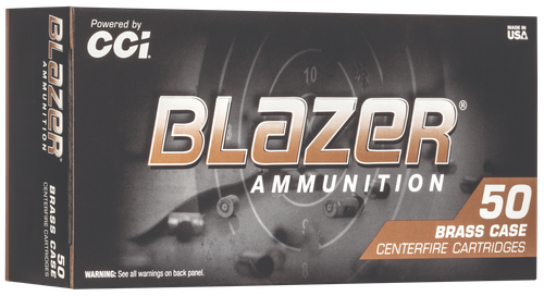 CCI Blazer Brass Pistol Ammunition 5239, 9mm, JHP, 115 gr, 50 Rd/Bx