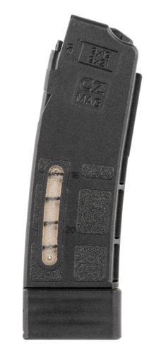CZ-USA 9mm Luger Detachable Magazine for CZ Scorpion, 20 Rounds, Black (11356)