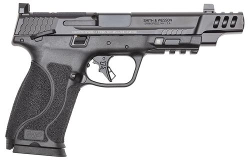 Smith and Wesson M&P Performance Center M2.0 Optic Ready Pistol 13916, 10mm Auto, 5.60in, Interchangeable Palmswell Grip Inserts, Black Finish, 10 Rds