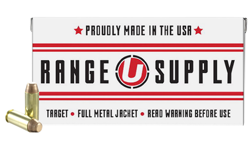 Underwood Range Supply Handgun Ammunition UA297, 10MM, FMJ, 180 GR, 1250 fps, 50 Rds/bx