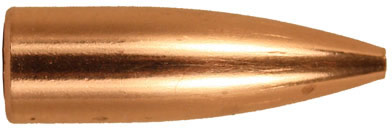 Berger Target Bullets 22 Caliber, .224 Diameter, 52 Grain, Match Grade, Flat Base, 100 Per Box (22408), Not Loaded