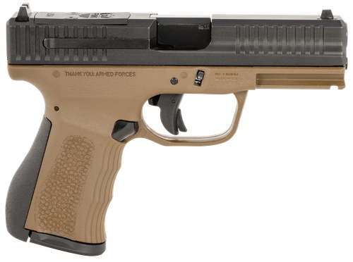 FMK G3 Optic Ready Pistol FMKG49BB, 9mm Luger, 4in, Black Backstrap Grips, Burnt Bronze Finish, 14 Rds