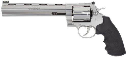 Colt Anaconda Target Revolver, ANACONDASP8RFT, 44 Mag, 8", Rubber Grips, Stainless Steel Finish, 6rd
