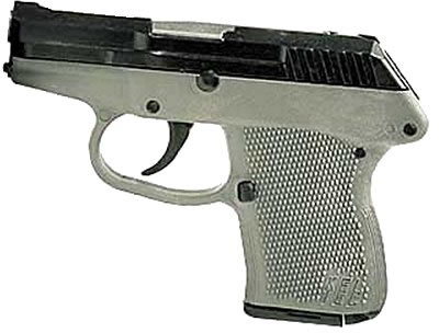 Kel-Tec P-32 Semi-Auto Pistol P32GY, 32 ACP, 2.68 in, Gray Polymer Grip, Blue Steel Finish, 7 Rd