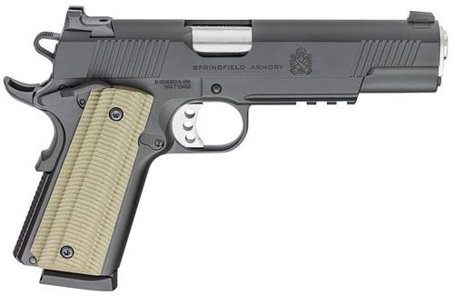 Springfield 1911 Operator Pistol PO9230, 45 ACP, 5", VZ G10 Grips, Black Cerakote Finish, 8 Rds