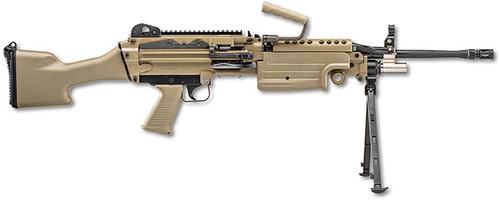 FN Herstal M249S Standard Rifle 46100170, 223 Rem-5.56 NATO, 18.5", Flat Dark Earth Synthetic Stock, Flat Dark Earth Finish, 30 Rd