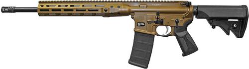LWRC Individual Carbine Direct Impingement Rifle ICDIR3BB16ML, 300 Blackout, 16.1", LWRC Compact Stock, Burnt Bronze Finish