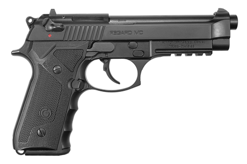 Girsan Regard MC SAO Pistol 390080, 9mm Luger, 4.90", Finger Grooved, Black Finish, 18 Rds