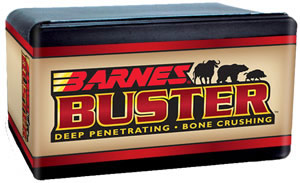 Barnes Flat Nose Flat Base Bullet 500 Caliber 400 Grain 50 Per Box (50040), Not Loaded