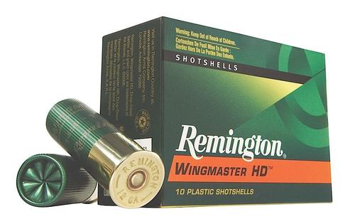 Remington Wingmaster HD Shotshells 20687, 12 Gauge, 3", 1 3/8 oz, 1450 fps, #4 Steel Shot, 10 Rds/bx