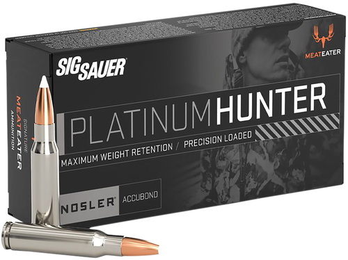 Sig Platinum Hunter Rifle Ammunition E270PH15020, 270 Win, 150 gr, 20 Rd/Bx