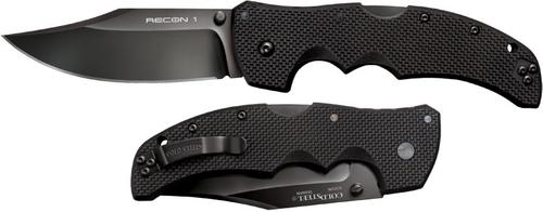 Cold Steel Recon 1 Knife, Clip Point, Plain Edge (27BC)