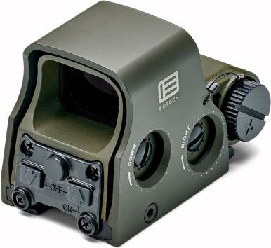Eotech XPS20ODGRN Holographic Weapon Sight - 68 MOA Ring/Green Circle, .50 MOA Green Dot, OD Green