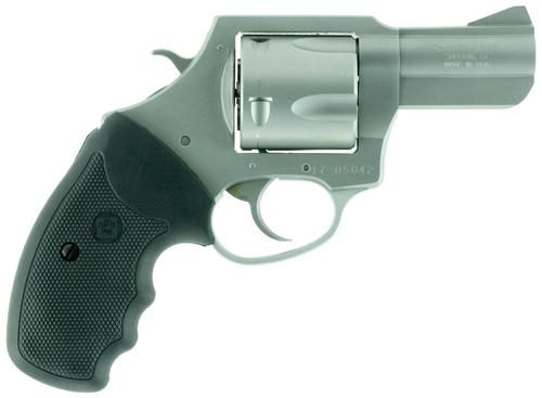 Charter Arms Pitbull Revolver 74520, 45 ACP, 2.5", Black Rubber Grips, Stainless Finish, 5 Rds