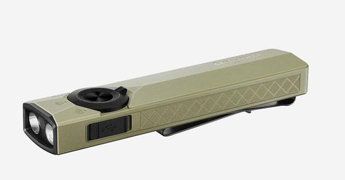 Olight ArkPro Ultra 1700 Lumen Rechargeable EDC Flashlight with UV Light & Green Laser