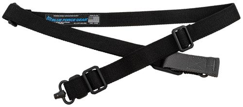 Blue Force Gear Padded Vickers 221 Sling w/Push Buttons, Black (VCAS2TO1PB125AABK)