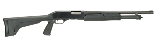 Savage Stevens 320 Pump Security Shotgun 19485, 12 Gauge, 18.5 in, 3 in Chmbr, Pistol Grip Stock, Black Finish