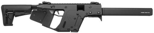 Kriss Vector CRB Gen-II Semi-Auto Rifle KV45CBL22, 45 ACP, 16", 6-Position Black Stock, Black Finish, 10 Rds