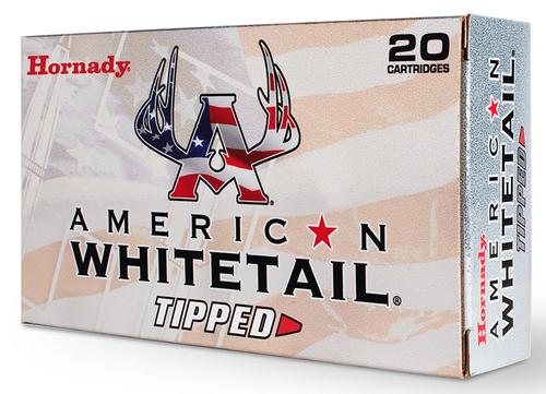 Hornady American Whitetail Tipped Rifle Ammunition 80461, 243 Winchester, SST, 95 GR, 2960 fps, 20 Rd/bx