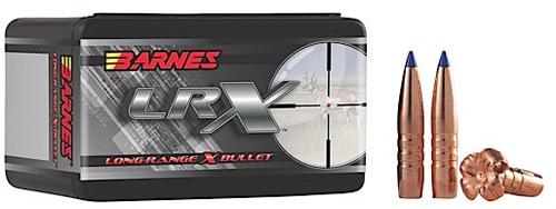 Barnes LRX .284 Caliber 168 Grain Long-Range X Boat Tail 50/Box (28407), Not Loaded
