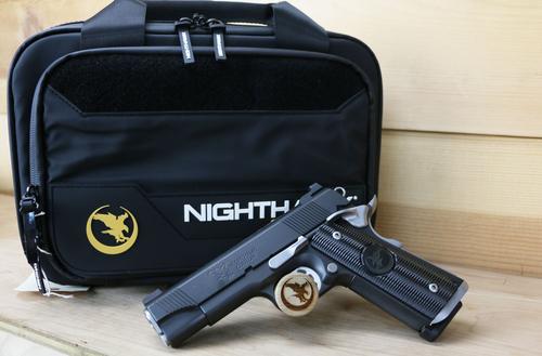 Nighthawk Custom GRP Commander Pistol 0742, 38 Super, 4.25", Black Out Finish, 8RD