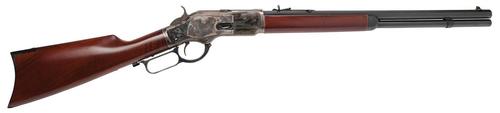 Cimarron 1873 Short Rifle Lever Action Rifle CA271, 38 Special/357 Mag, 20", Straight Walnut Stock, 10 Rds