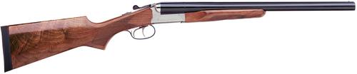 Stoeger Coach Gun Supreme Side x Side Shotgun ST31483, 12 Gauge, 20", 3" Chmbr, AA Grade Gloss Walnut Stock, Walnut Blue/Stainless Receiver