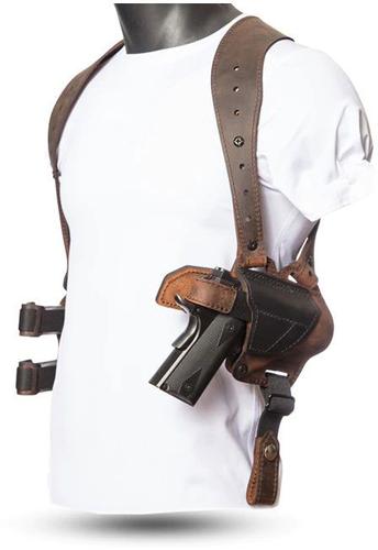 Versacarry Shoulder Holster w/Double Mag Pouch, Adjustable to Fit Most, Size 1 (SH1)