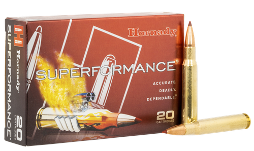 Hornady Superformance Rifle Ammunition 81124, 30-06 Springfield, Copper Alloy eXpanding, 150 gr, 3080 fps, 20 Rd/Bx