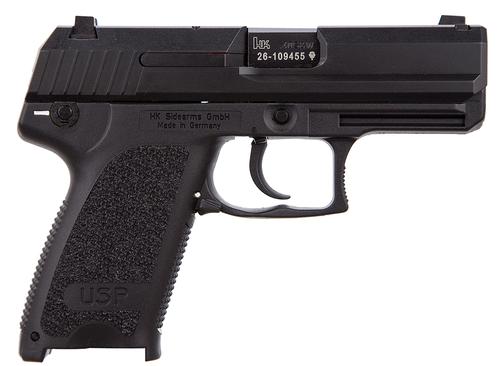 Heckler & Koch USP40 Compact V1 DA/SA Pistol 81000336, 40 S&W, 3.58", Black Grips, Black Finish, 12 Rds
